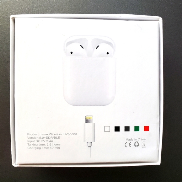 NIB - Black Wireless syncing ear buds Apple & Android compatible - Picture 6 of 7